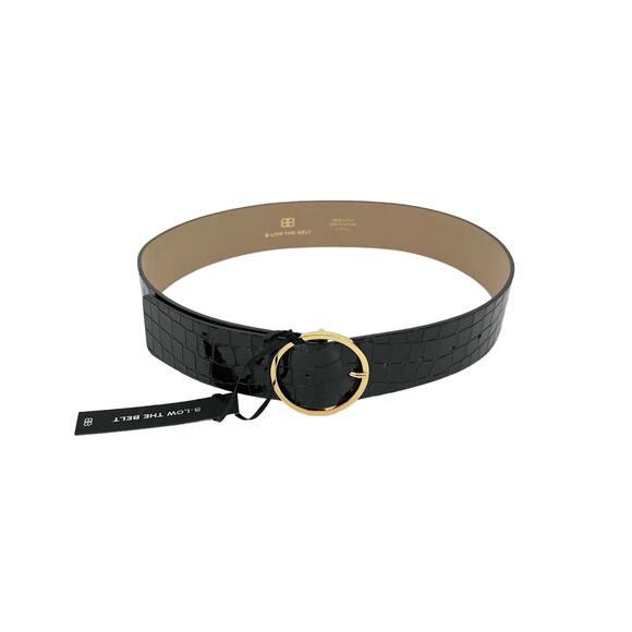 B-LOW the BELT Molly Croco Luster in Black XS